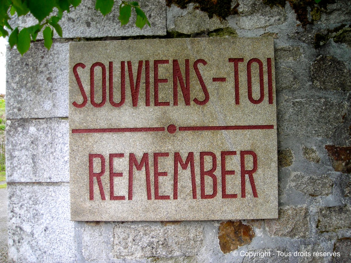« SOUVIENS-TOI, REMEMBER&nbsp;»